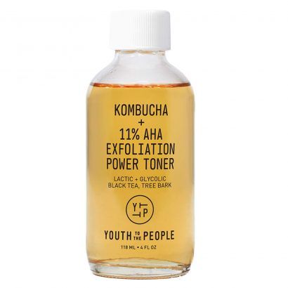 Kombucha + 11% AHA Exfoliation Power Toner - skincare dengan kandungan kombucha