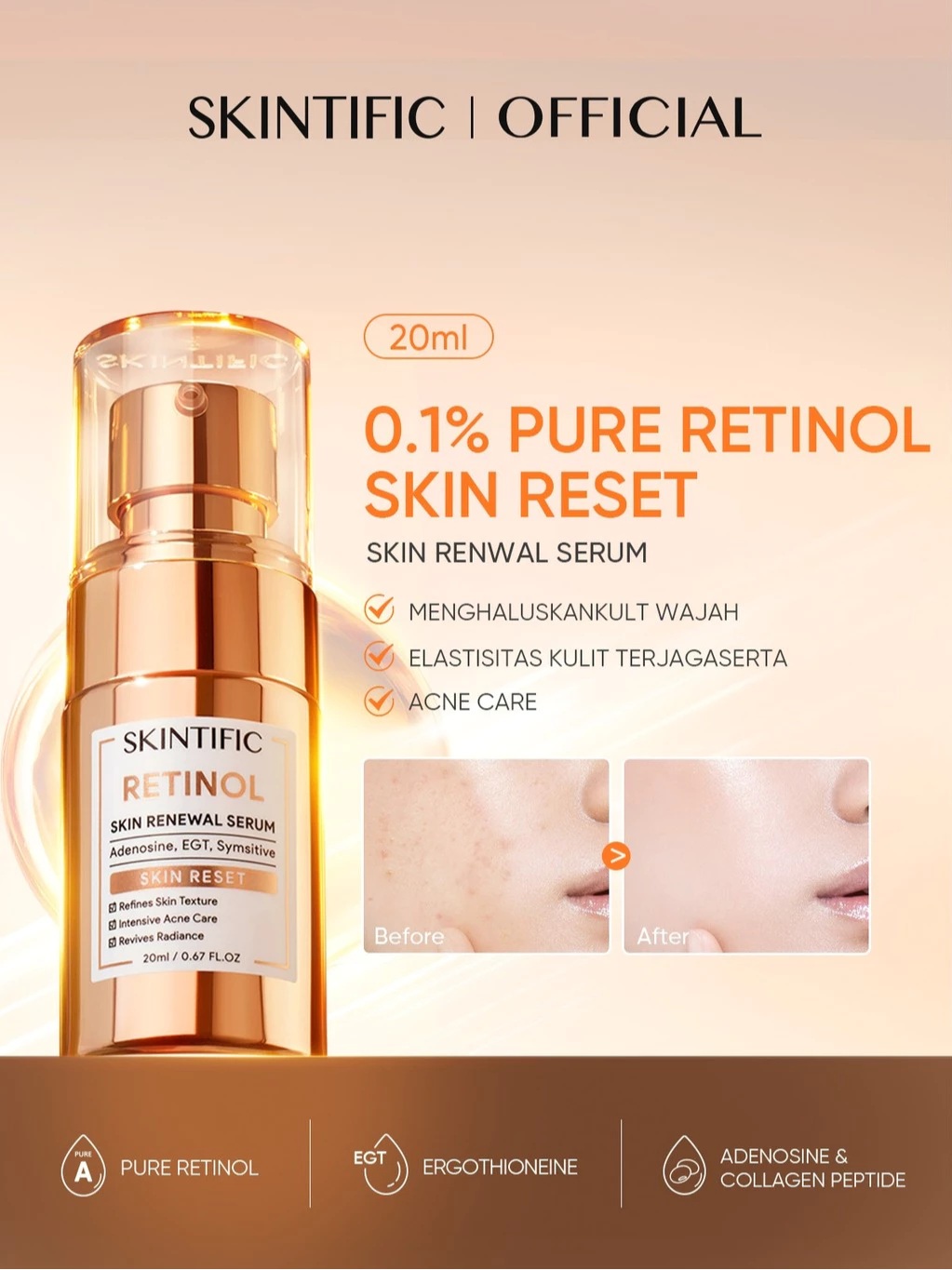 Serum Retinol Usia 40-an di Drugstore, Harga di Bawah Rp250 Ribu