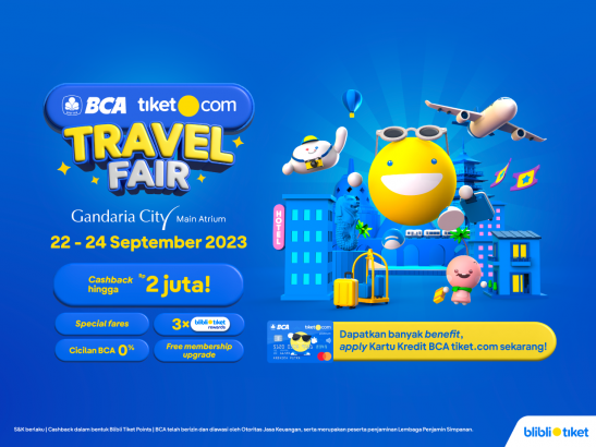 bca tiket.com travel fair