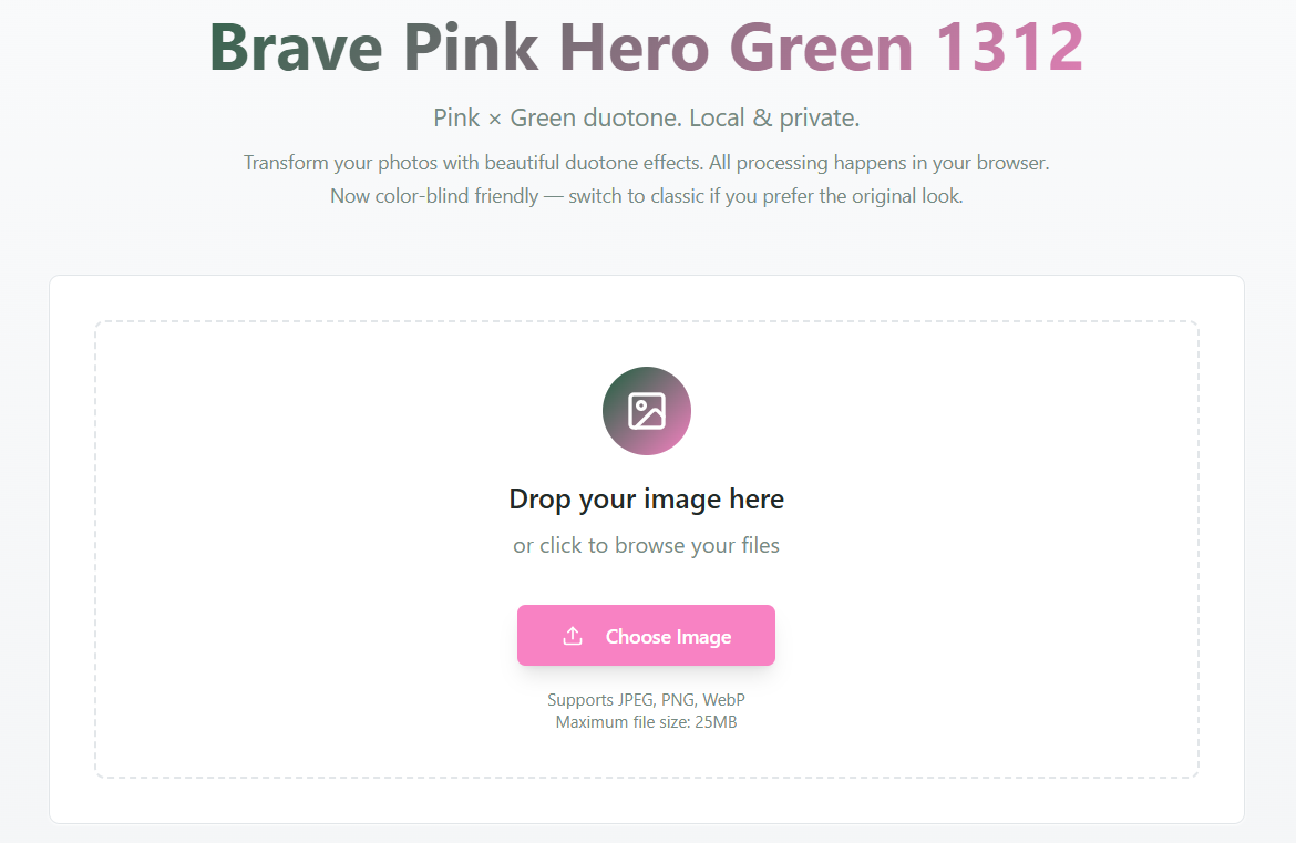 Brave Pink Hero Green