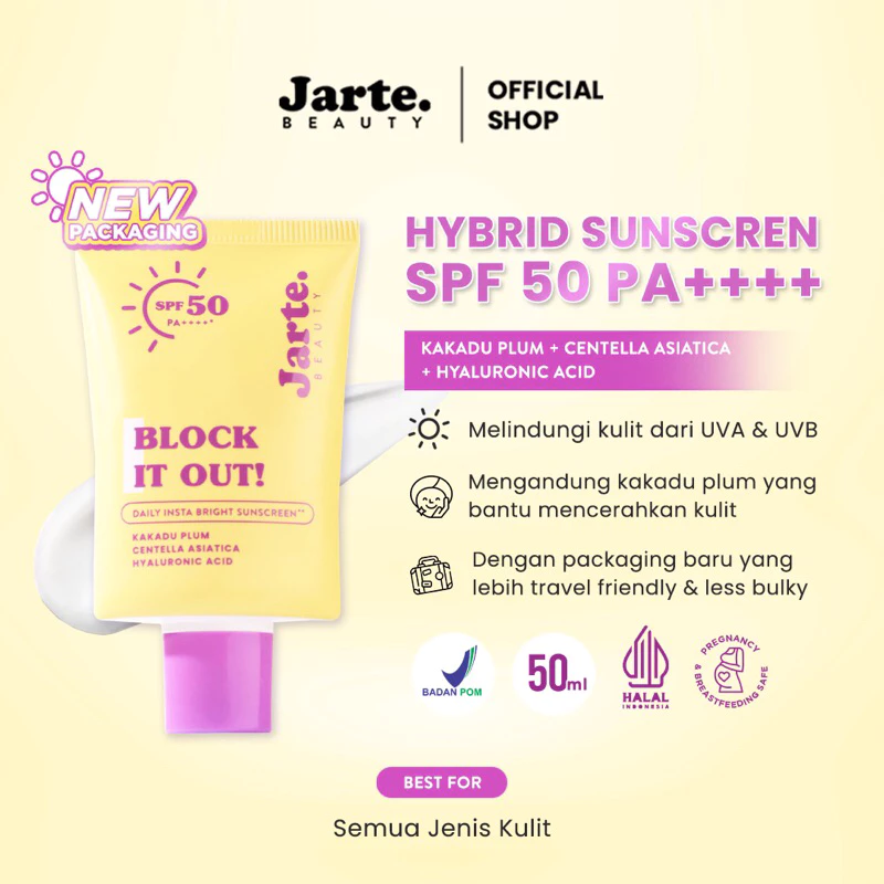 sunscreen wajah cerah