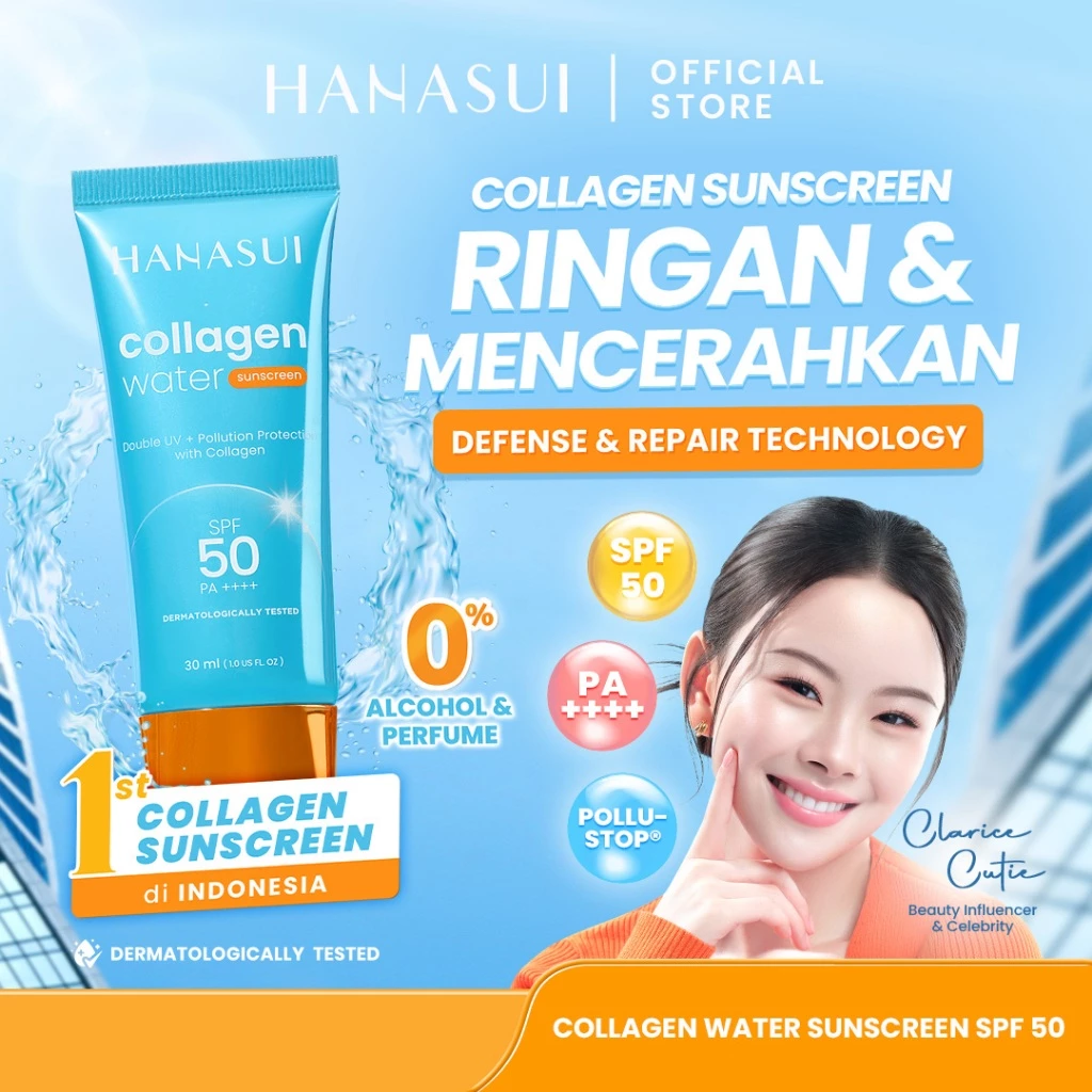 sunscreen wajah cerah