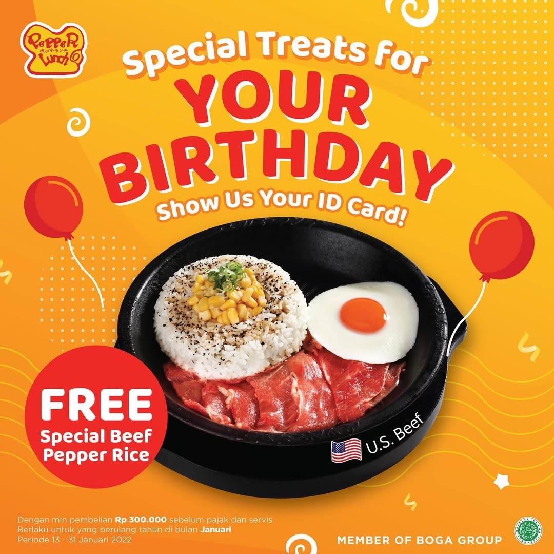 promo ulang tahun makan gratis birthday treat