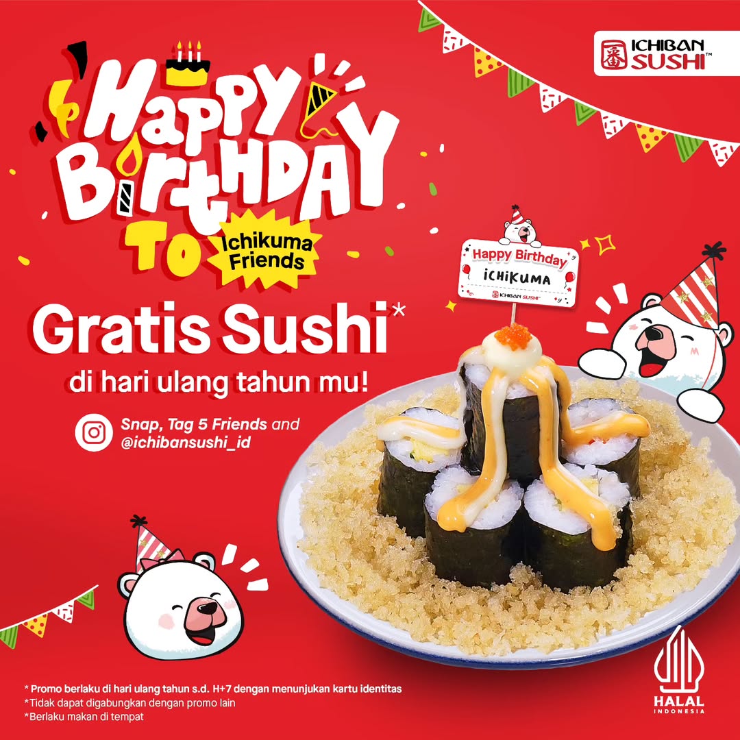 promo ulang tahun makan gratis birthday treat