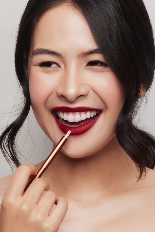 lipstik merah brand lokal