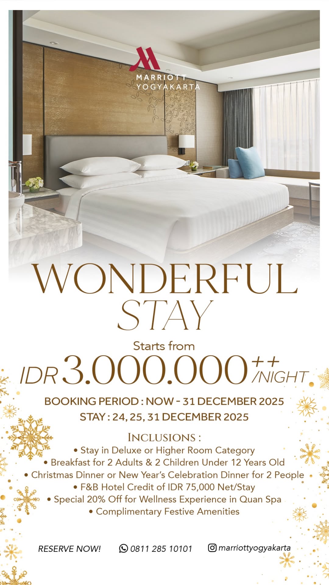 Mau Staycation Murah? 20 Hotel dengan Promo Natal & Tahun Baru Harga Mulai dari Rp600 Ribuan