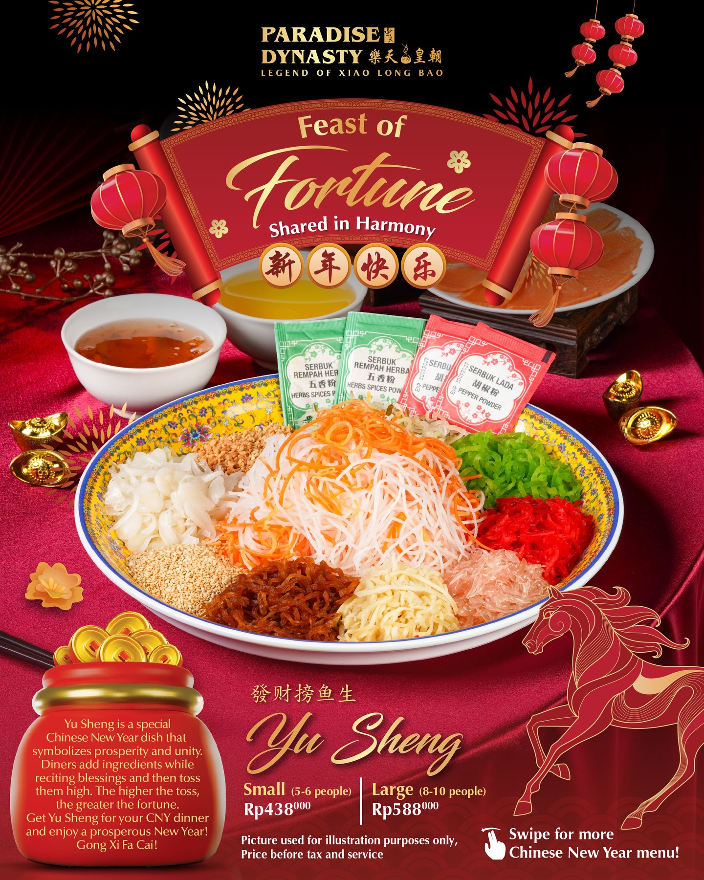Daftar Promo Paket Dining dan Hampers Chinese New Year 2026
