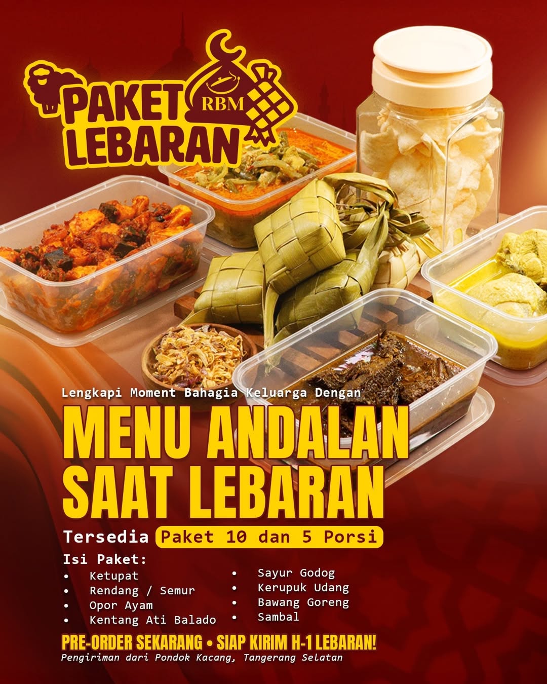 Rekomendasi Katering Lebaran untuk Keluarga