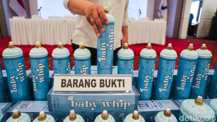 BPOM Amankan 102 Tabung Baby Whip N2O: Bahaya Gas Tertawa bagi Kesehatan