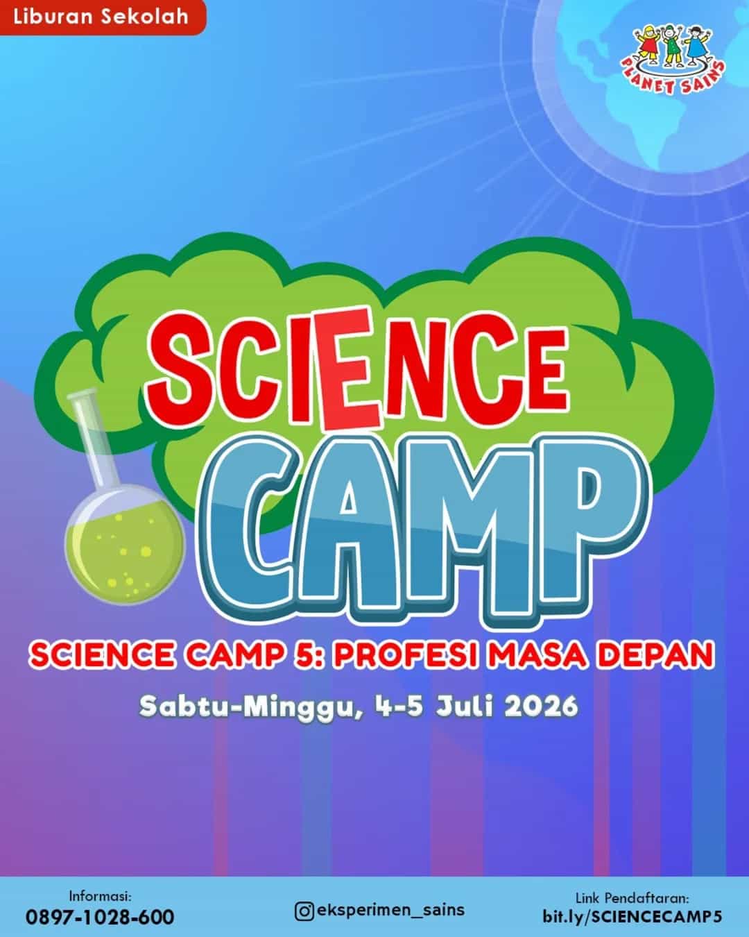 Kelas Liburan Anak di Bandung 2026, dari Sains hingga Bahasa Inggris