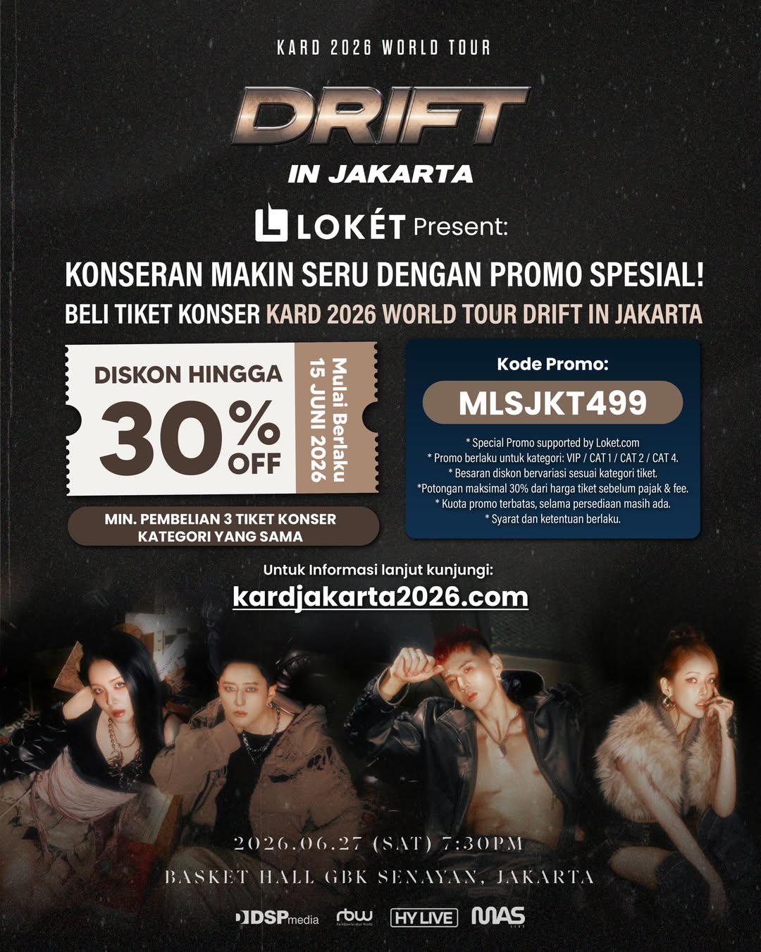 Konser Internasional di Indonesia Juni–Desember 2026, LANY hingga BTS