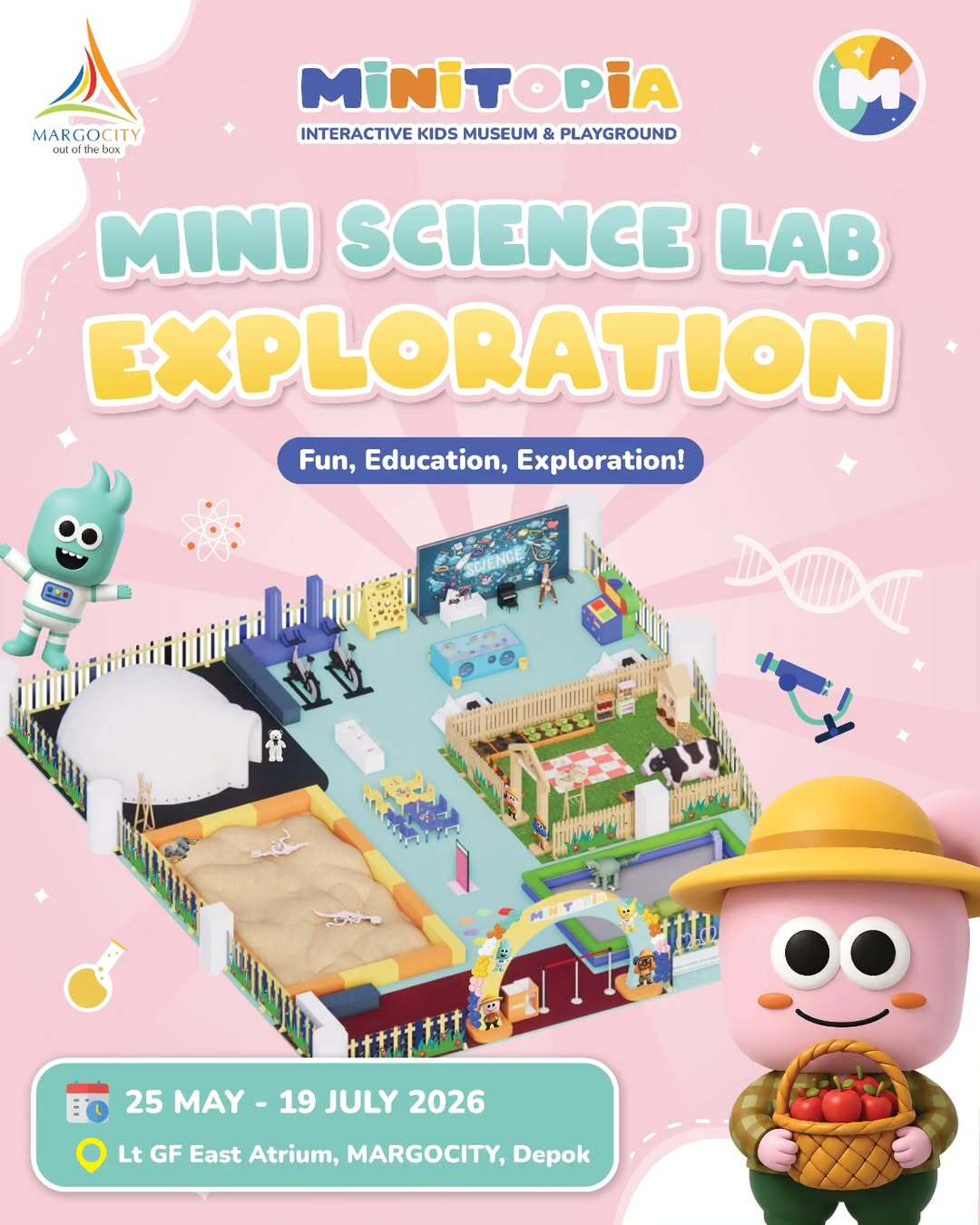 Program Liburan Sekolah Anak di Mal Jabodetabek 2026 minitopia