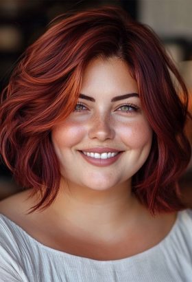 Gaya dan Warna Rambut untuk Wajah Bulat agar Terlihat Lebih Tirus