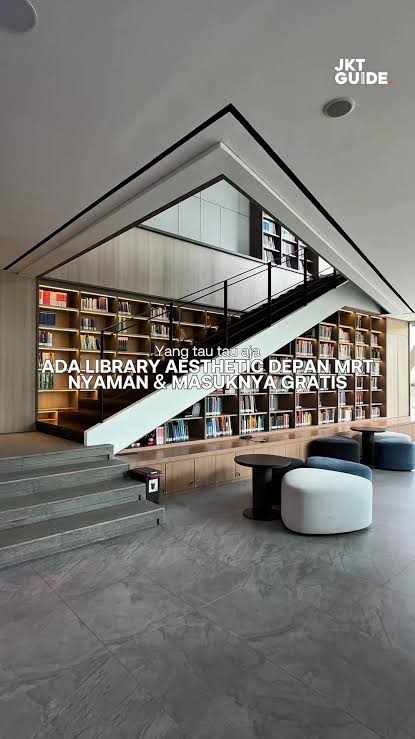 Perpustakaan Instagramable di Jakarta dan Tangerang, Serasa di Luar Negeri