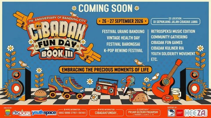 Acara Weekend 25-27 September 2026 di Jabodetabek dan Bandung
